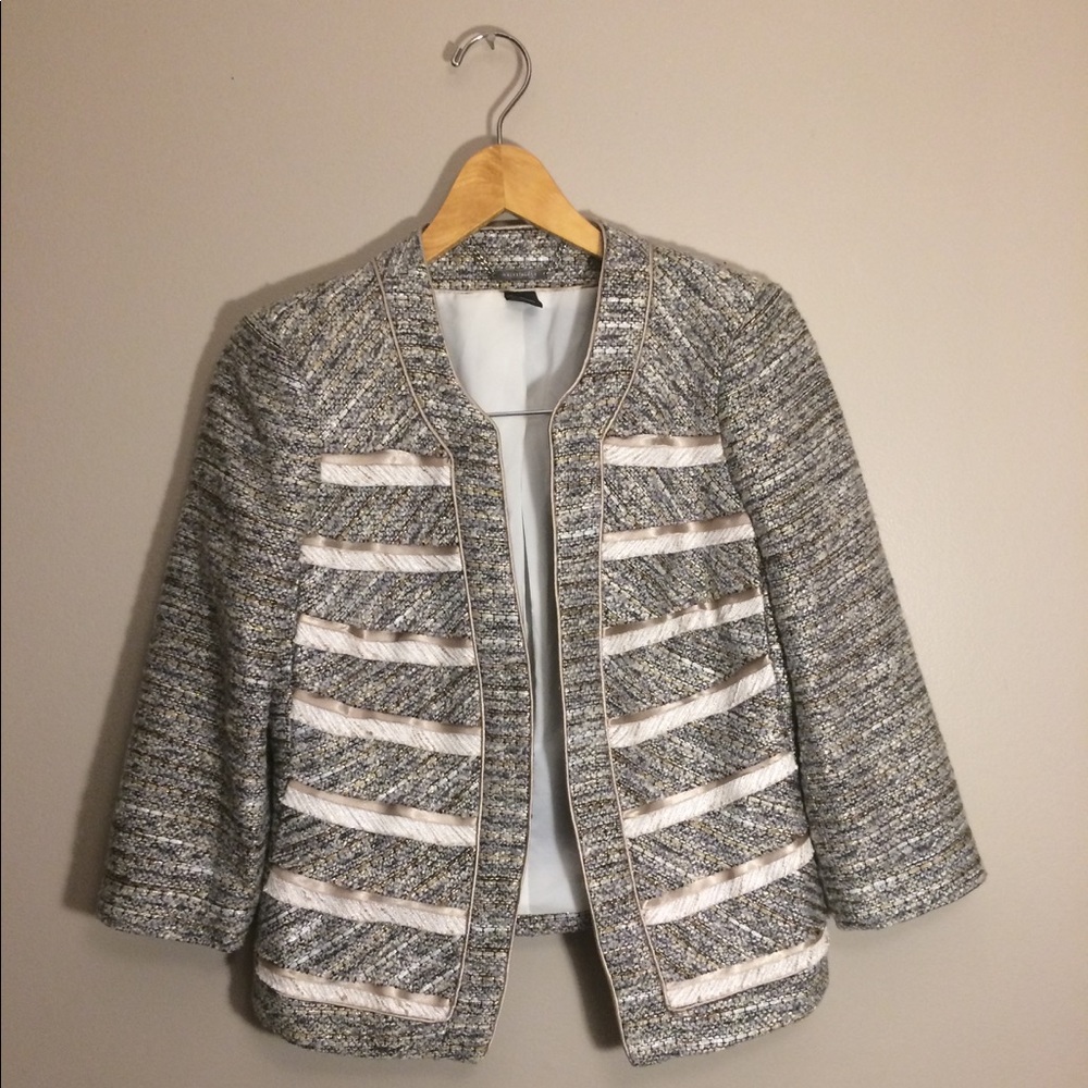White House Black Market Tweed Blazer